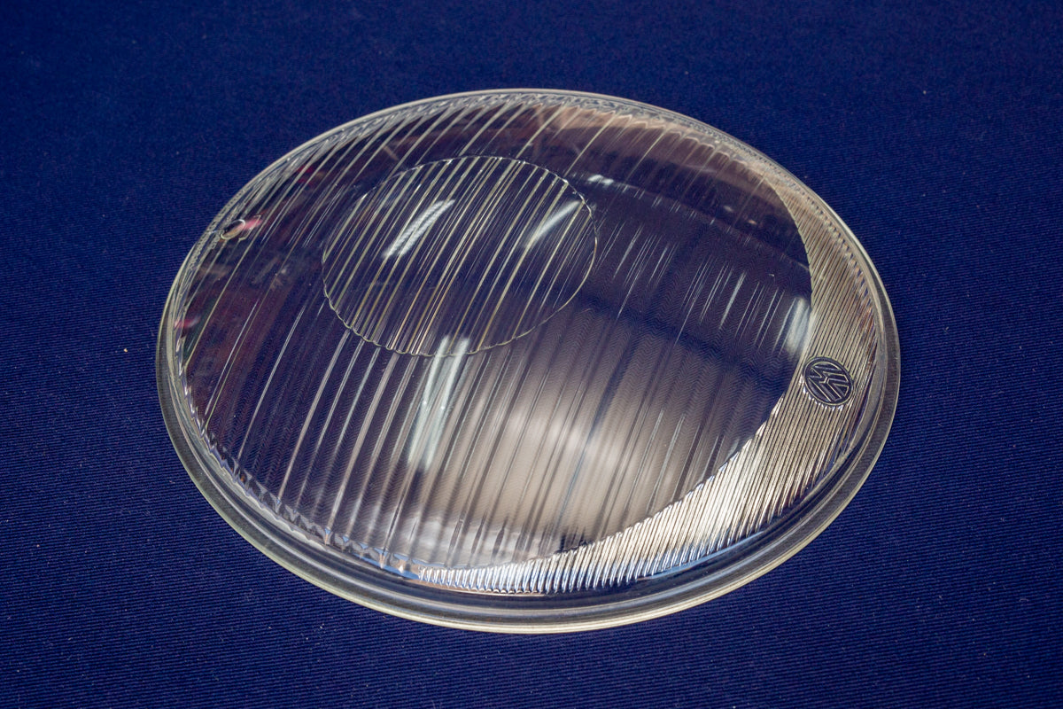 空冷ビートルヘッドライトレンズ 2個セット VW空冷1950-1979 2灯 ヘッドライト H4 フラットレンズ！ HID LED