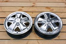 画像をギャラリービューアに読み込む, 【GARAGE VINTAGEオリジナル】911 Style Wheel Set "King Crab"(ミラーポリッシュ) 15inch x 4.5J W/センターキャップ