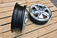 画像をギャラリービューアに読み込む, 【GARAGE VINTAGEオリジナル】911 Style Wheel Set "King Crab"(ミラーポリッシュ) 15inch x 4.5J W/センターキャップ