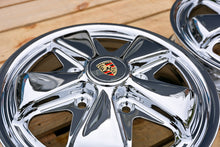 画像をギャラリービューアに読み込む, 【GARAGE VINTAGEオリジナル】911 Style Wheel Set "King Crab"(ショークォリティークローム) 15inch x 4.5J W/センターキャップ