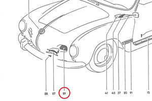 フレッシュエアインレットグリル for Karmann Ghia Lowlight